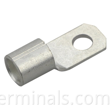 Terminal anneau non sertilaire en acier inoxydable ou borne annulaire isolée